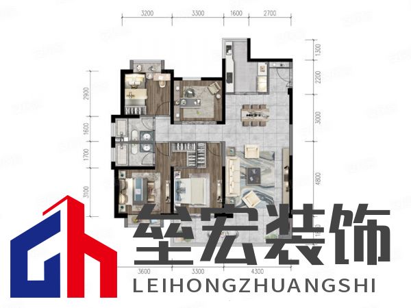 142㎡現(xiàn)代簡(jiǎn)約丨 黑白格調(diào)下的溫柔空間！